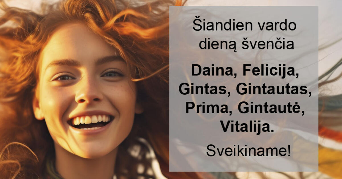 Birželio 9-ąją vardo dieną švenčia