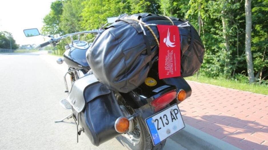 Žinią apie onkologijos centrą skleis motociklininkai