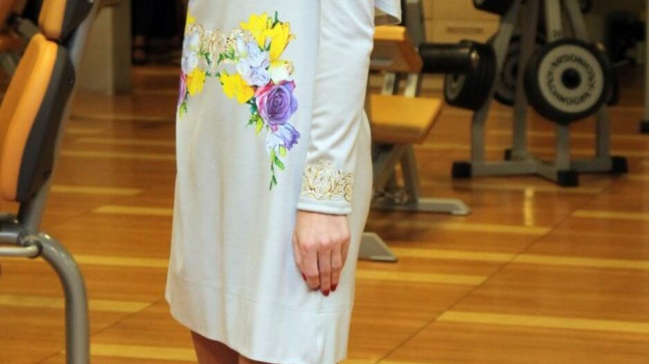 Dizainerės Natalijos Šakelienės kolekcijos modeliais tapo ir Rūta Mazurevičiūtė, ir Gediminas Juodeika