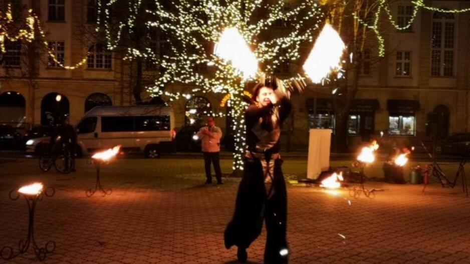 Klaipėdoje įžiebta didžioji menora