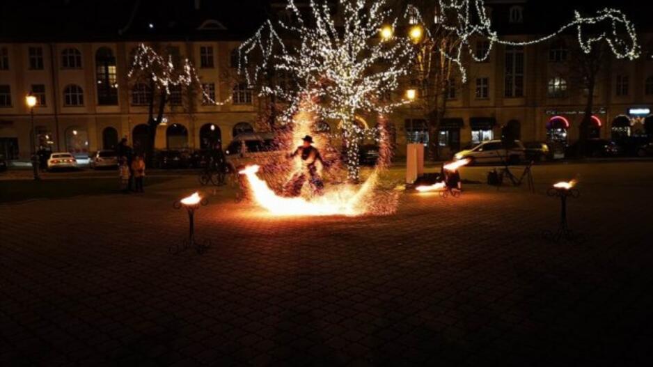 Klaipėdoje įžiebta didžioji menora