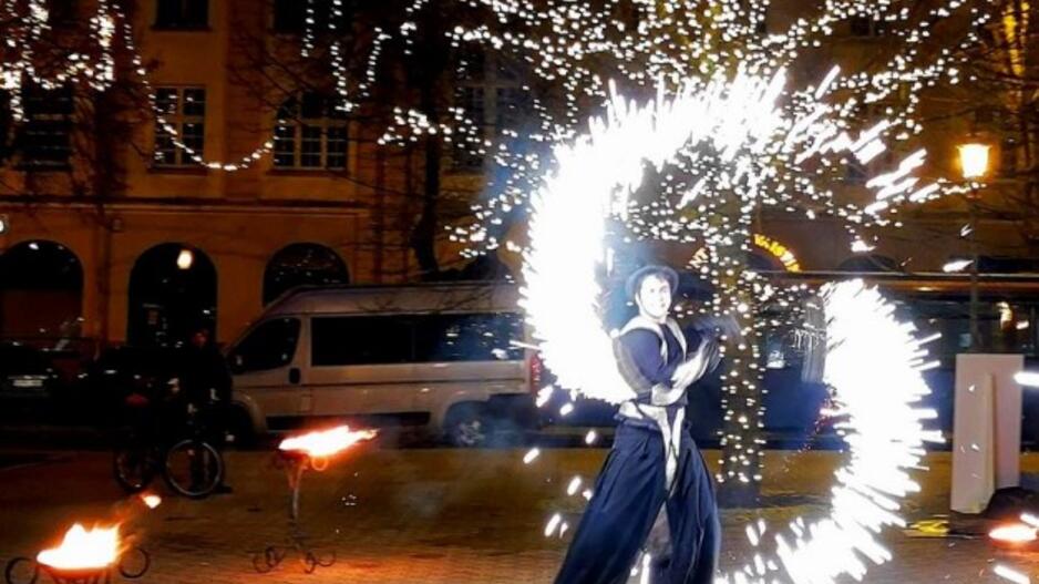 Klaipėdoje įžiebta didžioji menora