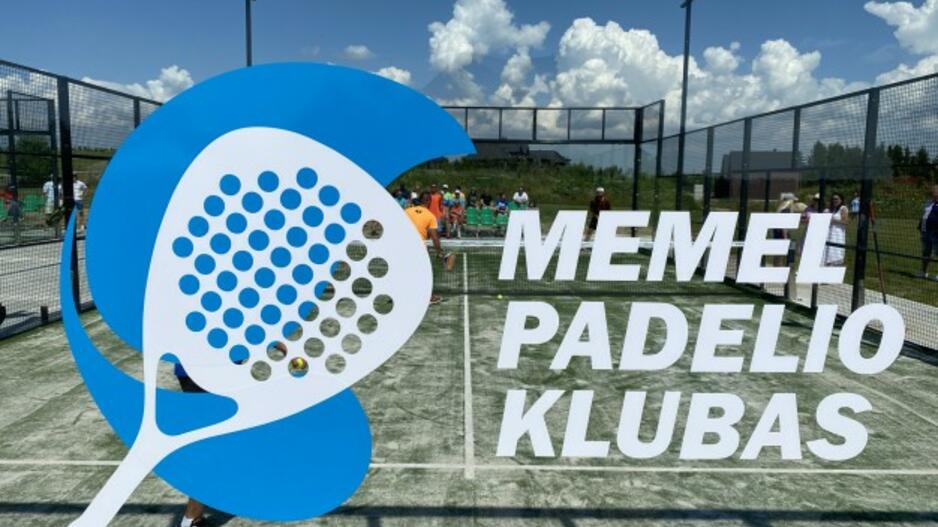 Šalia Klaipėdos - padelio teniso aiktšyno atidarymas