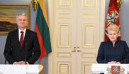 Gitanas Nausėda ir Dallia Grybauskaitė