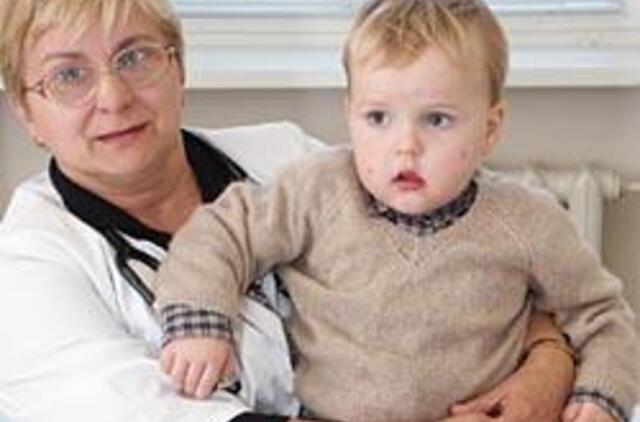 Širdies ligomis serga vis mažesni vaikai 