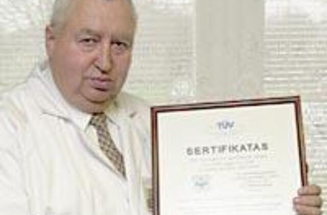 Jūrininkų poliklinikai įteiktas tarptautinis sertifikatas 