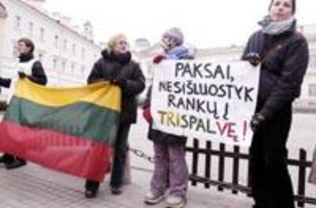 Klaipėdos jaunimas ruošiasi protesto akcijoms 