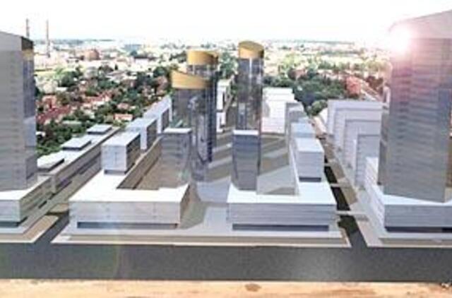 Vietoje buvusio tankų dalinio - moderniausias gyvenamasis kvartalas 