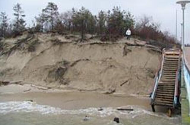 Paplūdimiams išsaugoti - drastiškos priemonės 