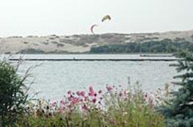 Virš pajūrio - milijonų vertės skėtis 