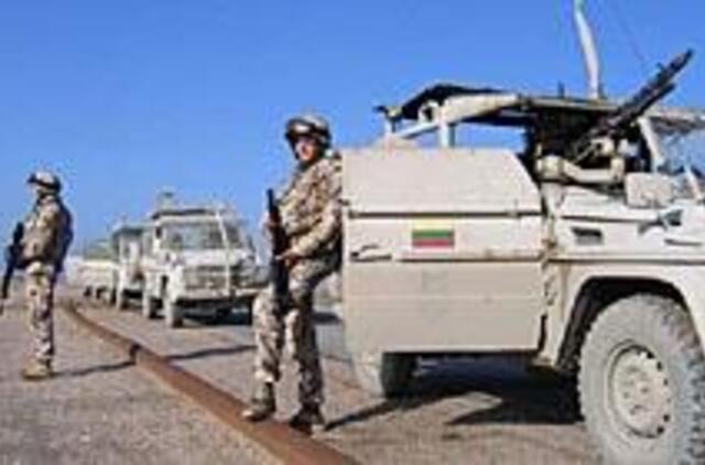 Virš Lietuvos karių - kruvina Irako saulė 