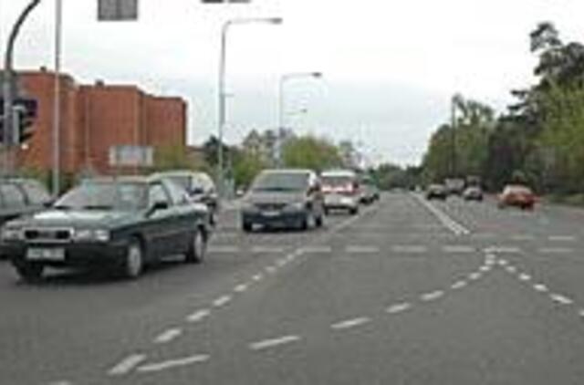 Horizontalusis ženklinimas: linijos į avariją 