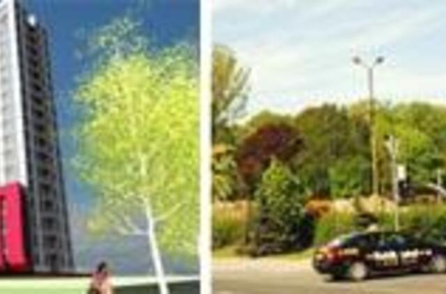 Minijos gatvėje - dar vienas modernus daugiaaukštis 