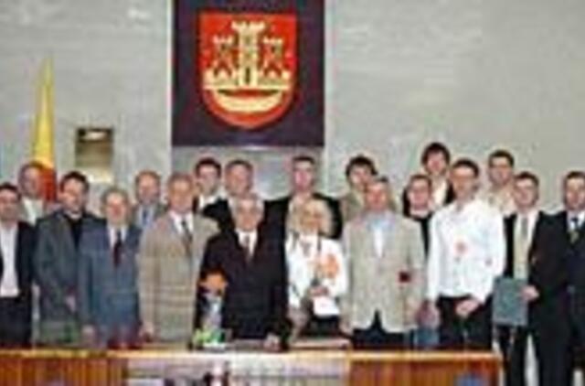 Meras pagerbė NKL vicečempionus 