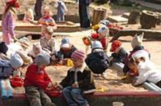 Darželiai taupo vaikų sąskaita 