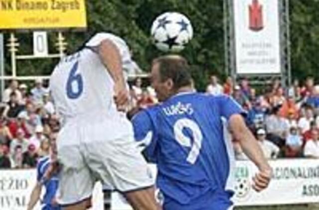 Pirmajame susitikime - stiprus antausis Lietuvos čempionams 