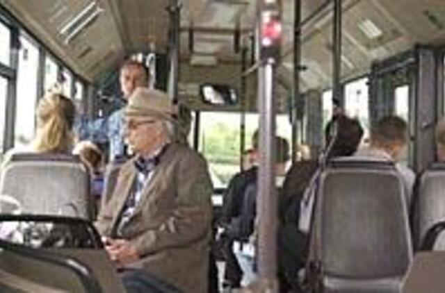 Maršrutiniame autobuse - lyg rėksnių varžytuvėse 