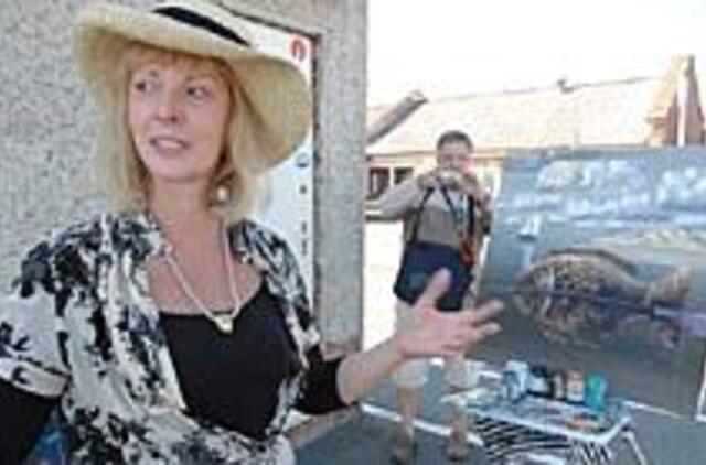 Nidos ekspresija - iš oro, vandens ir smėlio 