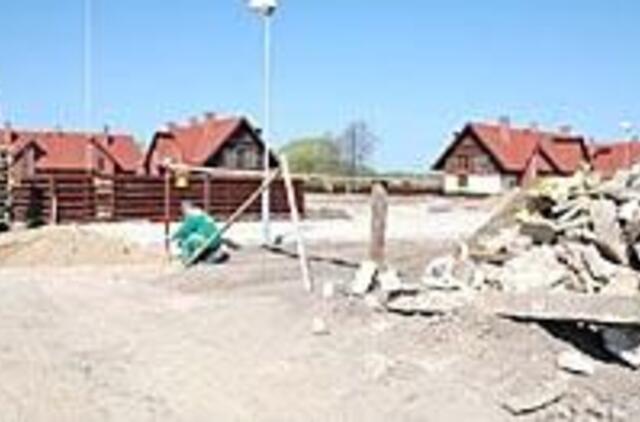 Statybos pajūryje - STT migloje 