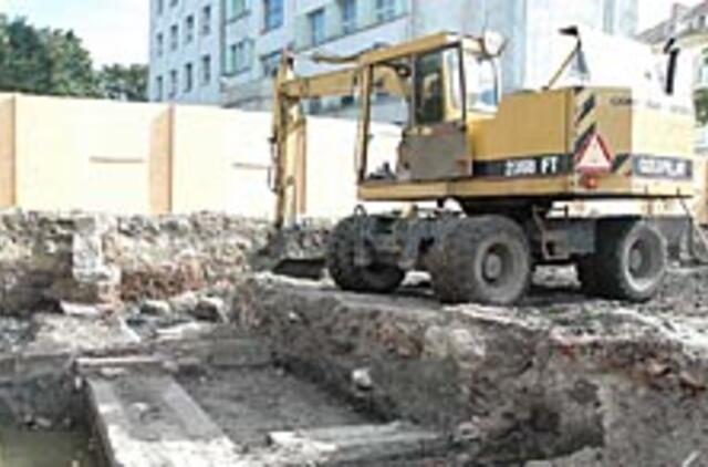 Statybvietėje palei Danę - nauji istorijos akcentai