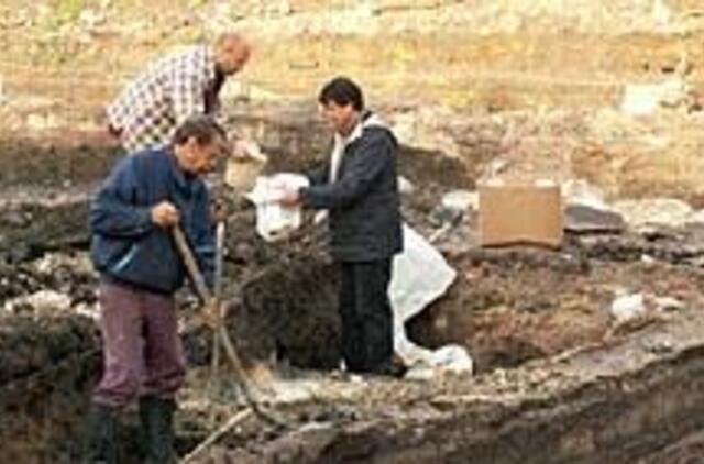 Archeologų aptiktomis kalkėmis norima puošti senamiestį 