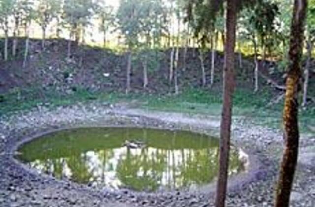 Sala, patikusi meteoritui