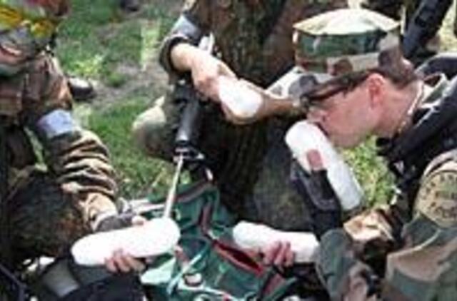 Šalia Klaipėdos - karas be aukų