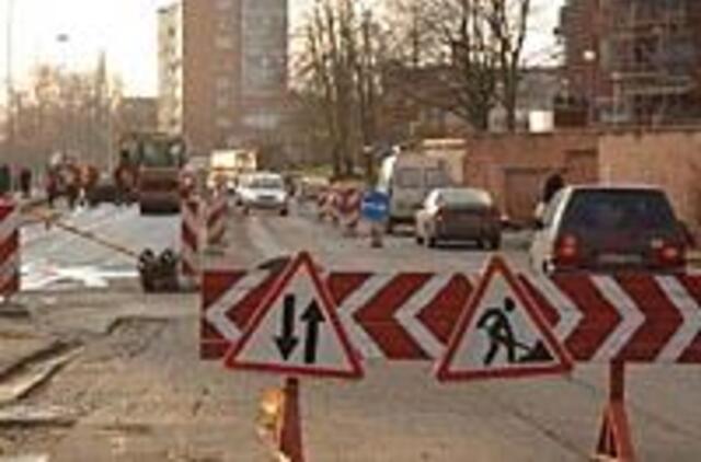 Miesto arterijos transporto trombų neišvengs 