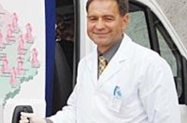 Pasitikrinti dėl krūties vėžio - į autobusėlį 