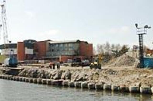 Ir Kopgalyje rekonstruojamos krantinės neišvengė kritikos 