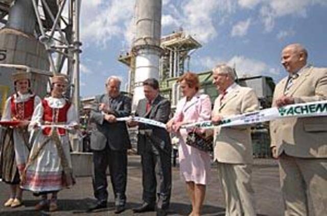 Naujas "Achemos" cechas padidins ir KLASCO krovą