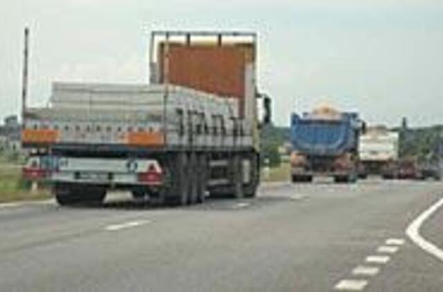 Krovininis transportas skurdina valstybę 