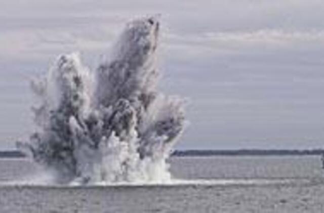 Lietuvos vandenyse - dviem sprogmenimis mažiau