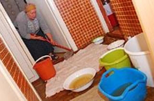 Lietus parodė darbo broką 