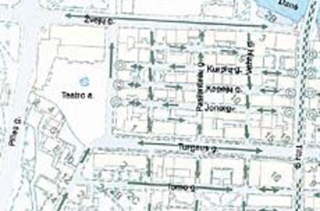 Eismas senamiestyje parūpo tik verslininkams