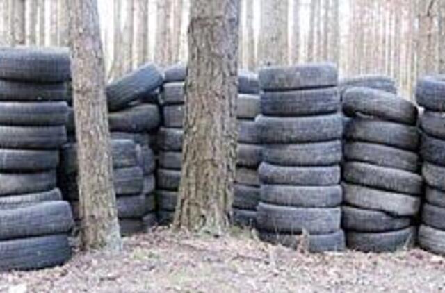 Šalikelės be padangų - tik prispaudus "garažinius"