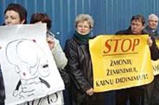 Susiveržti diržus - pirmiausia valdžiai