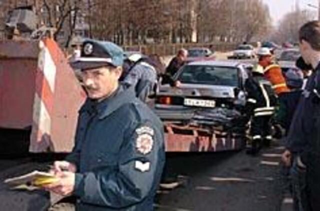Po "metalinės" avarijos - be policijos "paslaugų"