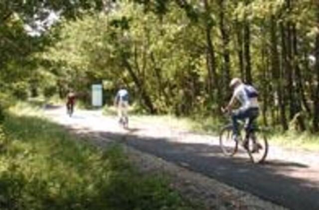 Palei Danę - naujas dviračių takas