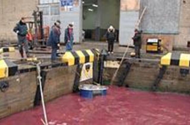 Išpiltas rožinis dyzelinas pateko tiesiai į gelbėtojų rankas 