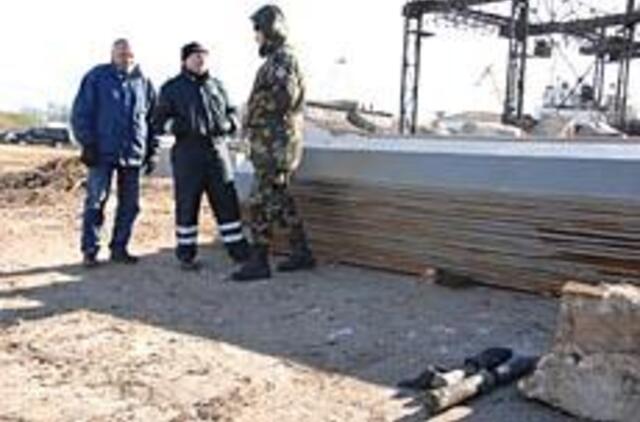 Danės žiotyse - pavojingas karo palikimas