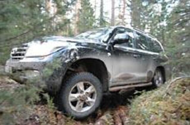 "Toyota Land Cruiser V8" - brangus, bet tikras