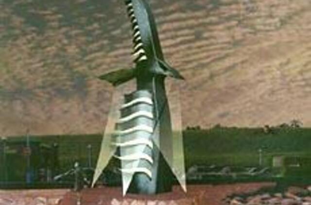 Paminklas "Išplaukusiems ir negrįžusiems" - per Jūros šventę 