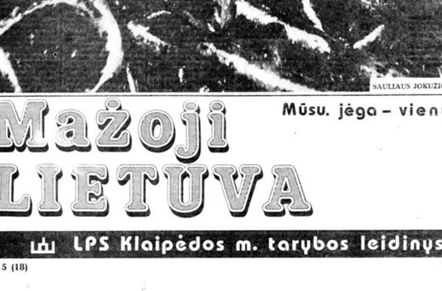 "Mažosios Lietuvos" ištakos