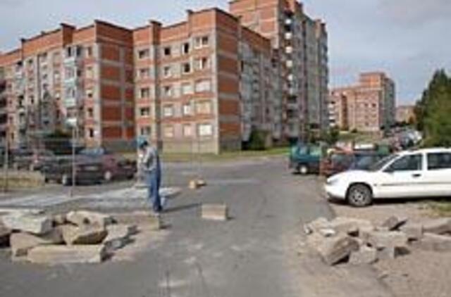 Statybos ir eismas - nesuderinama