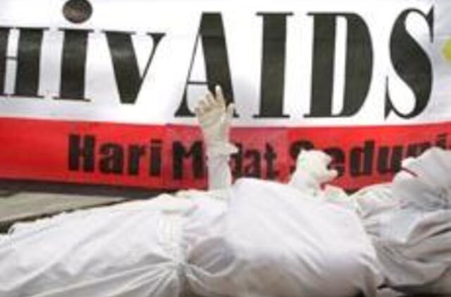 2007-aisiais šiek tiek sumažėjo užsikrėtusiųjų ŽIV skaičius