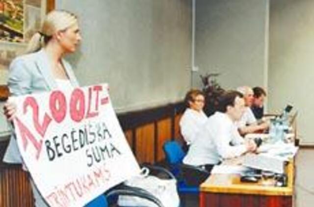 Klaipėdos taryboje - labdaros cirkas