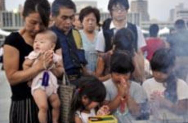 Japonija mini 63-iąsias Hirosimos atominės tragedijos metines