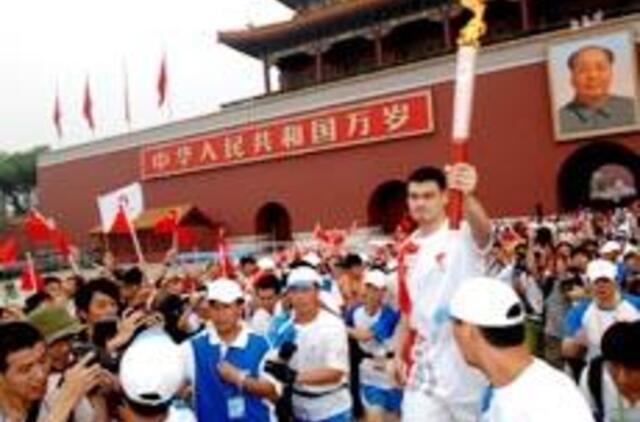 Prasidėjo paskutinis olimpinės ugnies estafetės etapas