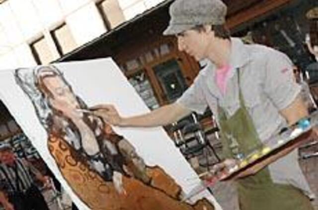 Akvarelės akcija su japoniškais motyvais